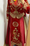 秀禾服新娘2025新款結(jié)婚嫁衣中式禮服婚紗敬酒服大碼秀禾小個(gè)子女 薔薇簡(jiǎn)約款-無頭飾 M [95-105斤] 曬單實(shí)拍圖