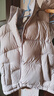 森馬（Semir）羽絨馬甲女可拆卸連帽設計感2024冬疊穿寬松三防外套109724103002 曬單實(shí)拍圖
