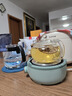 HARIO 茶壺耐熱玻璃丸型不銹鋼過濾網泡茶具 家用辦公功夫泡花草CHJMN 單個茶壺 700ml 曬單實拍圖