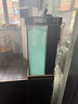 森森（SUNSUN）大型魚缸底過濾水族箱客廳家用落地玻璃生態(tài)金魚缸 【實時溫顯+燈控】經典黑 1.5米長35cm寬 曬單實拍圖