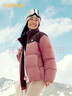 巴拉巴拉童裝兒童羽絨服冬裝中大童男童女童寶寶立領(lǐng)保暖短款外套 紅色調00366 175 （C類(lèi)） 曬單實(shí)拍圖