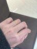 中國(guó)黃金（CHINA GOLD）黃金戒指女款足金錢(qián)幣轉(zhuǎn)運(yùn)銅錢(qián)戒指指環(huán)送女朋友送老婆生日禮物 11#_約1.2g_錢(qián)幣戒指 曬單實(shí)拍圖