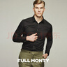 FULL MONTY發(fā)布會(huì )同款風(fēng)格免燙長(cháng)袖襯衫男士輕商務(wù)修身職業(yè)易打理無(wú)憂(yōu)搭襯衣 黑色標準領(lǐng)2410 40 曬單實(shí)拍圖