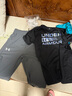 安德瑪（Under Armour）童裝兒童長褲大童休閑褲透氣戶外活動百搭男童運(yùn)動褲242108619 深灰色 150 曬單實(shí)拍圖