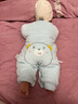 寶寶棉服秋冬款新生嬰兒衣服夾棉連體衣保暖棉衣男女加厚棉襖冬裝 倉鼠草莓 73cm 推薦身高66-72cm 曬單實拍圖