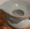 容山堂天青汝窯汝瓷茶漏茶渣過(guò)濾網(wǎng)禪意茶道六君子配件功夫茶具 天青汝窯茶濾-心形 曬單實(shí)拍圖