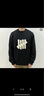 UNDEFEATED【五條杠美式毛衣】潮流男女同款LOGO校園風(fēng)毛衣新品 黑色 M 曬單實(shí)拍圖
