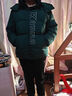 Kappa羽絨服冬男高領(lǐng)連帽防寒服面包服保暖外套K0B72YY72D 綠蘿綠-3602 M 曬單實(shí)拍圖