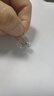 依特925銀耳環(huán)女新款耳墜女氣質高級感耳釘女飾品耳飾生日禮物送女友 白色 曬單實拍圖