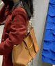 Chiecu Kscbn輕奢包包女款大容量托特包女士真皮單肩包手提包情人節生日禮物 咖色【送老婆送女友送媽媽】 曬單實(shí)拍圖