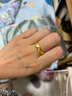 周六福（ZLF）  黃金戒指足金情侶對戒SimpleLove結(jié)婚戒指活口 計(jì)價(jià) 單只 男戒14號 - 4.75g 曬單實(shí)拍圖