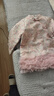 凡獵女童漢服連衣裙冬裝兒童國風唐裝寶寶夾棉周歲禮服抓周拜年服冬季 粉紫色 120 曬單實拍圖
