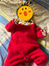 巴拉巴拉童裝嬰兒連體衣寶寶衣服新生兒哈衣爬服年春裝拜年服209125133201 曬單實(shí)拍圖