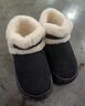 俞兆林（YUZHAOLIN）棉拖鞋女室內包跟厚底保暖毛絨棉鞋雪地靴 YO511 曬單實(shí)拍圖