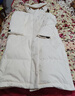 坦博爾羽絨服女長款連帽簡約加厚保暖女士羽絨外套550852J 奶油色 160  曬單實(shí)拍圖