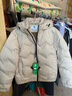 森馬【羽絨服福袋】羽絨服男冬季輕薄外套時(shí)尚設(shè)計(jì)感上衣保暖 A款-貝殼卡（灰鴨絨）50255 M 曬單實(shí)拍圖