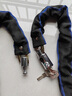 京蔻迪.鏈條鎖家用門(mén)鎖商店商鋪加長(cháng)鏈子鎖戶(hù)外滑板車(chē)商場(chǎng)防盜玻璃門(mén)軟 長(cháng)60cm 重260g實(shí)測長(cháng)度65cm 曬單實(shí)拍圖