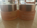 嬌韻詩(shī)（CLARINS）煥顏彈力面霜日晚霜 沁潤(rùn)奇肌保濕乳霜補(bǔ)水 保濕抗皺緊致禮物 日霜+晚霜2*50ml套裝（滋潤(rùn)型） 曬單實(shí)拍圖