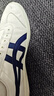 Onitsuka Tiger鬼塚虎TOKUTEN SLIP-ON夏季休閑鞋一腳蹬德訓(xùn)鞋 米色/藍(lán)色 38 曬單實(shí)拍圖
