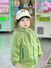 巴拉巴拉童裝兒童外套男童女童春裝百搭戶(hù)外輕薄防曬上衣簡(jiǎn)約時(shí)尚 綠色調00444 100 曬單實(shí)拍圖