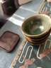 祥業(yè)汝窯茶杯主人杯單杯家用陶瓷茶盞功夫茶具喝茶品茗杯子冰裂紋茶碗 哥窯品茗杯-六杯 曬單實(shí)拍圖