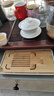 左茗右器蓋碗茶杯三才敬泡茶碗防燙家用品茗杯羊脂玉白瓷功夫茶具一人用 【一碗二杯】富貴蓋碗+杯*2+茶盤 曬單實拍圖