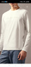 Calvin KleinJeans春夏男士休閑通勤ck浮雕字母凈色內(nèi)搭打底長(zhǎng)袖T恤J326899 YAF-月光白 L 曬單實(shí)拍圖
