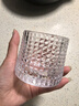 沽咚小茗 螺旋威士忌酒杯水晶玻璃洋酒杯烈酒家用創(chuàng  )意異形啤白酒冰川杯子 網(wǎng)格紋 170ml 1只 曬單實(shí)拍圖