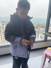 ASK JUNIOR防水兒童羽絨服男童秋冬中大童加厚免洗漸變滑雪服羽絨外套 140  曬單實(shí)拍圖