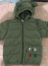 G.DUCKKIDS小黃鴨輕薄棉服秋冬兒童卡特連帽外套年嬰幼兒寶寶 淺綠色 110 曬單實(shí)拍圖