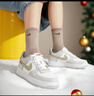 耐克（NIKE）女鞋子女 25夏季新款A(yù)F1經(jīng)典空軍一號運動鞋大童休閑鞋耐磨板鞋女 【主推】AF1-純白空軍/曬圖退10 37.5 （內(nèi)長235mm） 曬單實拍圖