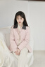 ELAND【三防】衣戀棉服女學(xué)院風(fēng)秋日華夫餅絎縫外套2025秋季新款 粉色(25)Pink S 160 曬單實(shí)拍圖