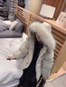 舒芳蝶（shufangdie）羽絨棉服女2024冬季新款韓版oversize短款加厚棉衣外套ins港風(fēng)潮 米白 M 曬單實(shí)拍圖