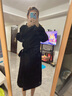 MAX MARA 女裝Manuela駱駝絨經(jīng)典系帶大衣1016141906 黑色 38 曬單實(shí)拍圖
