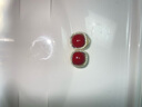 伊燦精致鑲鉆酒紅色仿珍珠氣質(zhì)耳釘2025新款耳環(huán)無耳洞耳夾高級感耳飾 方形紅色耳夾 曬單實拍圖