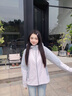波司登（BOSIDENG）25年新款楊紫同款女戶外旅行連帽防風防水軟殼功能外套B250512004 水粉色/水晶銀-淺春色 S 160/84A 曬單實拍圖