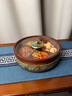 目送（musong）干果盤(pán) 新中式家用實(shí)木客廳茶幾零食瓜子堅果收納盒水果盤(pán)糖果盤(pán) 【密封防潮】可旋轉單層+玻璃蓋 曬單實(shí)拍圖
