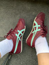 Onitsuka Tiger鬼塚虎新款經(jīng)典休閑鞋女 男女款運動休閑鞋MEXICO 66? 1183C102 深紅色/藍色 39 曬單實拍圖
