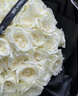 花西田99朵白玫瑰求婚花束鮮花速遞同城表白生日女友禮物花店當日達 你的專(zhuān)屬少女心   33朵白玫瑰花束 曬單實(shí)拍圖