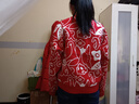 安踏好事發(fā)生丨新年紅色毛衣衛(wèi)衣女款寬松百搭針織上衣162518731 曬單實拍圖