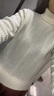 恒源祥秋冬高領(lǐng)100%羊毛打底簡(jiǎn)約羊毛衫內搭針織毛衣 白色 160/84A  曬單實(shí)拍圖