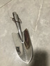 笠農(nóng) 不銹鋼園藝鏟加厚不銹鋼園藝鏟戶外養(yǎng)花種菜鋼锨花鏟不銹鋼鏟 C75鋼柄不銹鋼刻鏟大號 曬單實(shí)拍圖