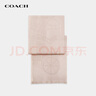 蔻馳（COACH）【品牌直供】男女同款秋冬保暖100%羊毛圍巾 灰褐色CQ719生日禮物 曬單實(shí)拍圖