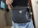 高巴度（GORBADO）歐洲站2025新款時(shí)尚胸包真皮斜挎包頭層牛皮腰包潮ins百搭女包包 黑色 曬單實(shí)拍圖