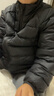迷你巴拉【三防】男女童防風(fēng)保暖親子羽絨服寶寶立領(lǐng)羽絨外套 曬單實(shí)拍圖