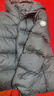 鴨鴨兒童羽絨服女童面包服中大童素色短款男童羽絨外套秋冬上衣7572D 黑色YE2B827572D 140 曬單實拍圖