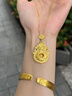 金藝鑫古法黃金人生四美葫蘆吊墜黃金新款男女士全素福祿金吊墜999足金 重約15.5克長約32mm寬約23mm多退少補 曬單實拍圖