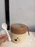 優(yōu)倫美保溫飯盒小迷你外帶便攜上班族帶蓋不銹鋼湯碗帶飯保溫桶便當(dāng)餐盒 小熊850ml #贈(zèng)折疊勺 曬單實(shí)拍圖