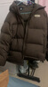 李寧反伍丨羽絨服男子寬松80%鴨絨短款連帽外套AYMU197 曬單實(shí)拍圖