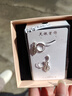 金御銘匠【配送證書】新款99足銀銀樹葉耳環(huán)女輕奢ins葉子耳墜高級感氣質(zhì)送女友 曬單實拍圖